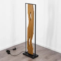 Luminaires Scandinaves-hofstein Lampadaire Nevogilde LED Écru, Noir, 1 lumière