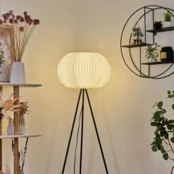 hofstein Lampadaire Regufe Noir, 1 lumière