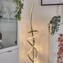 hofstein Lampadaire Robalo LED Chrome, 1 lumière