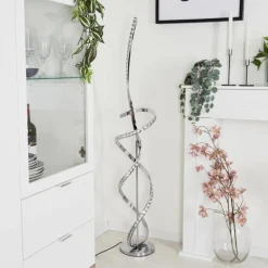 hofstein Lampadaire Robalo LED Chrome, 1 lumière