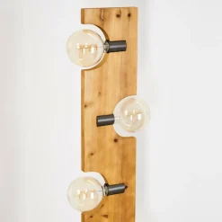 Style Boho-Chic-hofstein Lampadaire Santorum Argent Oxydé, Écru, 5 lumières