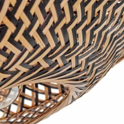 Style Boho-Chic-hofstein Lampadaire Shelbourne Noir, 1 lumière