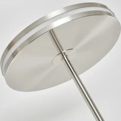 hofstein Lampadaire à vasque Huallilemu LED Nickel mat, 2 lumières