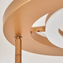 Lampes Dorées-hofstein Lampadaire à vasque Kimba LED Or, 3 lumières