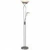 Luminaires Brilliant Lampadaire à vasque Brilliant Leuchten Ollie LED Blanc, 1 lumière* Lampadaires Et Lampes Sur Pied