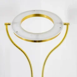 hofstein Lampadaire à vasque Donna LED Laiton, 2 lumières* Éclairage Led