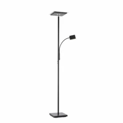 Luminaires Leuchten Direkt Lampadaire à vasque Leuchten-Direkt HANS LED Noir, 2 lumières* Éclairage Led
