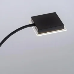 Luminaires Leuchten Direkt Lampadaire à vasque Leuchten-Direkt HANS LED Noir, 2 lumières* Éclairage Led