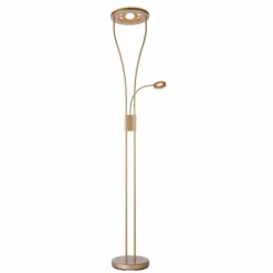 Luminaires Leuchten Direkt Lampadaire à vasque Leuchten-Direkt HELIA LED Laiton, 3 lumières* Lampadaires Et Lampes Sur Pied