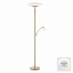 Luminaires Paul Neuhaus Lampadaire à vasque Paul Neuhaus TROJA LED Laiton, 1 lumière* Éclairage Led