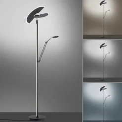 Luminaires Paul Neuhaus Lampadaire à vasque Paul Neuhaus PURE-MUTIL LED Anthracite, 2 lumières* Éclairage Led