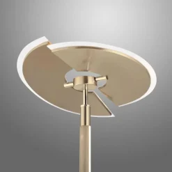 Luminaires Paul Neuhaus Lampadaire à vasque Paul Neuhaus PURE-MUTIL LED Laiton, 2 lumières* Éclairage Led