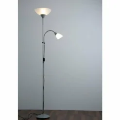 Luminaires Rustiques-Luminaires Reality Lampadaire à vasque Reality Blanc, 2 lumières