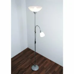 Luminaires Rustiques-Luminaires Reality Lampadaire à vasque Reality Blanc, 2 lumières