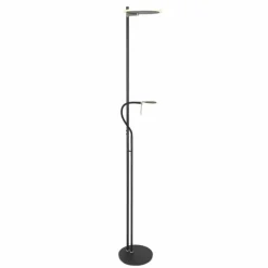 Luminaires Steinhauer Lampadaire à vasque Steinhauer Turound LED Noir, 2 lumières* Lampadaires Et Lampes Sur Pied