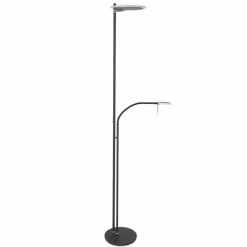 Luminaires Steinhauer Lampadaire à vasque Steinhauer Turound LED Noir, 2 lumières* Lampadaires Et Lampes Sur Pied