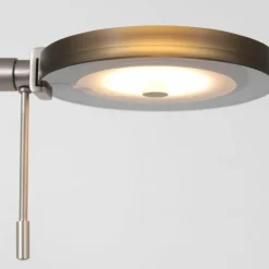 Suspension Verre Fumé-Luminaires Steinhauer Lampadaire à vasque Steinhauer Turound LED Acier brossé, 2 lumières