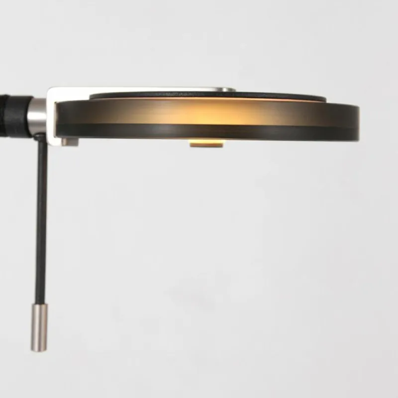 Suspension Verre Fumé-Luminaires Steinhauer Lampadaire à vasque Steinhauer Turound LED Noir, 2 lumières