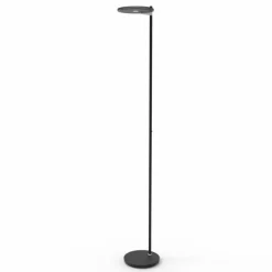 Suspension Verre Fumé-Luminaires Steinhauer Lampadaire à vasque Steinhauer Turound LED Noir, 1 lumière