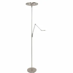Luminaires Steinhauer Lampadaire à vasque Steinhauer Soleil LED Acier brossé, 2 lumières* Éclairage Led