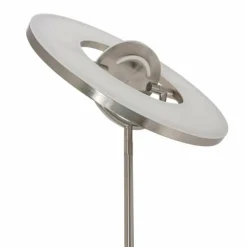 Luminaires Steinhauer Lampadaire à vasque Steinhauer Soleil LED Acier brossé, 2 lumières* Éclairage Led