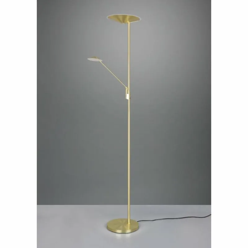 Luminaires Trio Lampadaire à vasque Trio Brantford LED Laiton, 1 lumière* Éclairage Led