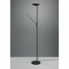 Luminaires Trio Lampadaire à vasque Trio Brantford LED Noir, 1 lumière* Éclairage Led