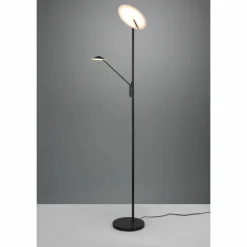 Luminaires Trio Lampadaire à vasque Trio Brantford LED Noir, 1 lumière* Éclairage Led