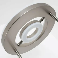 hofstein Lampadaire à vasque Watino LED Nickel mat, 3 lumières* Éclairage Led