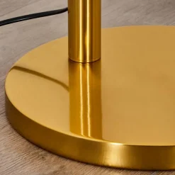 Suspension Verre Fumé-hofstein Lampadaire Verbania Laiton, 3 lumières