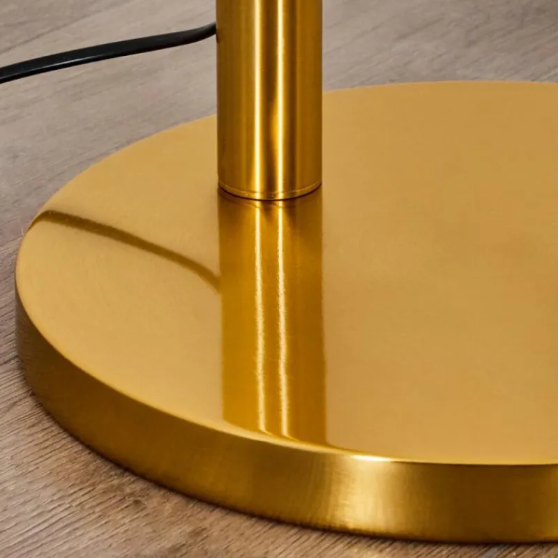 Suspension Verre Fumé-hofstein Lampadaire Verbania Laiton, 3 lumières