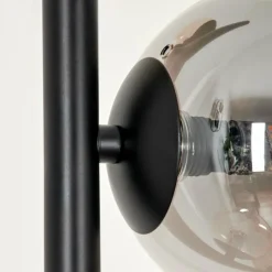 Suspension Verre Fumé-hofstein Lampadaire - Verre 10 cm, 12 cm Remaisnil Ambre, Fumé, 3 lumières