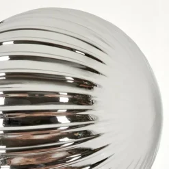 hofstein Lampadaire - Verre 10 cm, 12 cm, 15 cm Remaisnil Fumé, 6 lumières