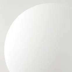 hofstein Lampadaire - Verre 10 cm, 12 cm, 15 cm Remaisnil Blanc, 6 lumières