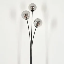 Suspension Verre Fumé-hofstein Lampadaire - Verre 12 cm Bernado Fumé, 3 lumières