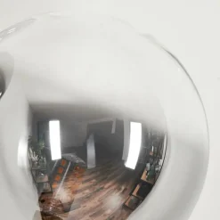 hofstein Lampadaire - Verre 15 cm Bernado Clair, Fumé, 3 lumières