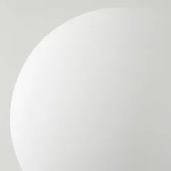 hofstein Lampadaire - Verre 10 cm Bernado Blanc, 6 lumières