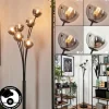 hofstein Lampadaire - Verre 10 cm Bernado Clair, Fumé, 6 lumières