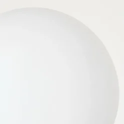 hofstein Lampadaire - Verre 12 cm Bernado Blanc, 6 lumières