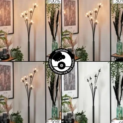 Lampes À Boules-hofstein Lampadaire - Verre 10 cm Bernado Clair, 6 lumières