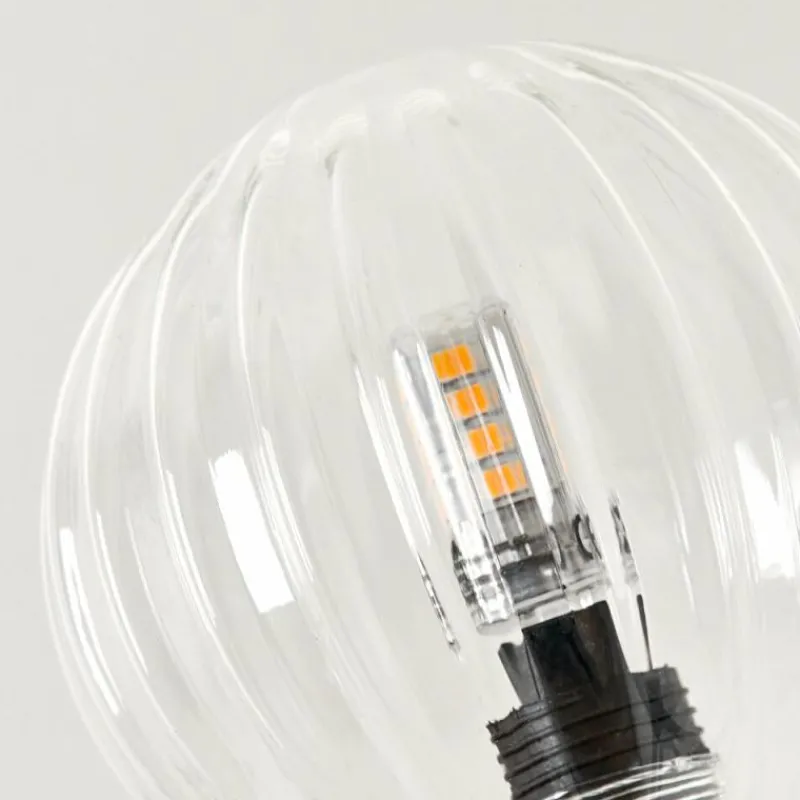 Lampes À Boules-hofstein Lampadaire - Verre 10 cm Bernado Clair, 6 lumières