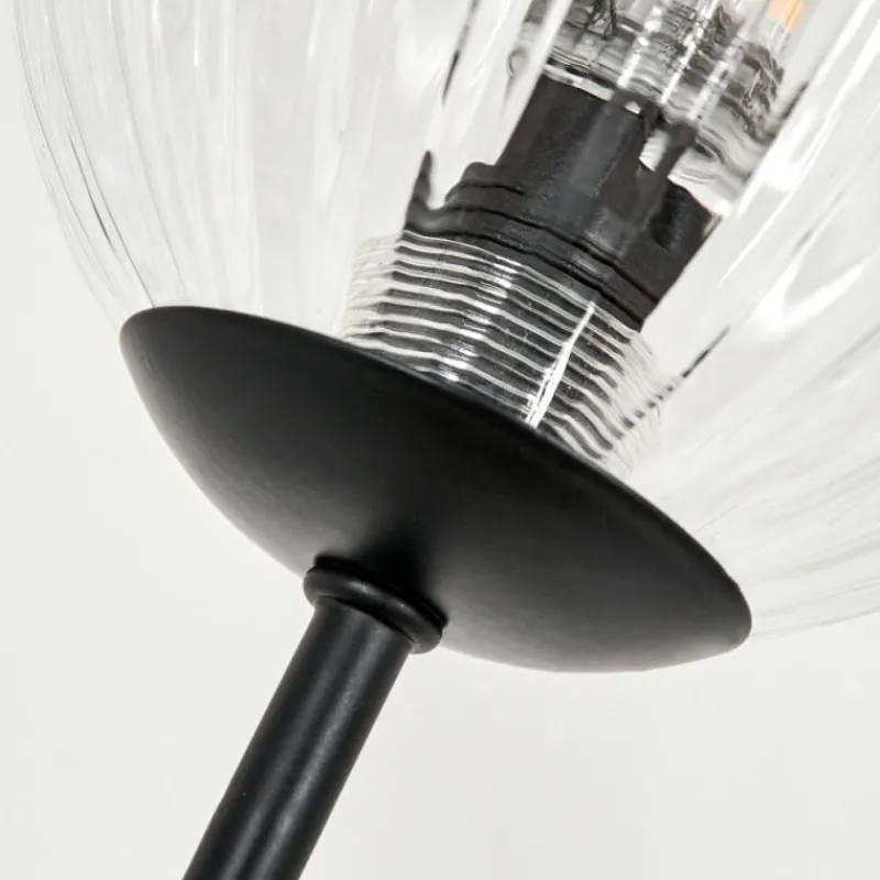 Lampes À Boules-hofstein Lampadaire - Verre 10 cm Bernado Clair, 6 lumières