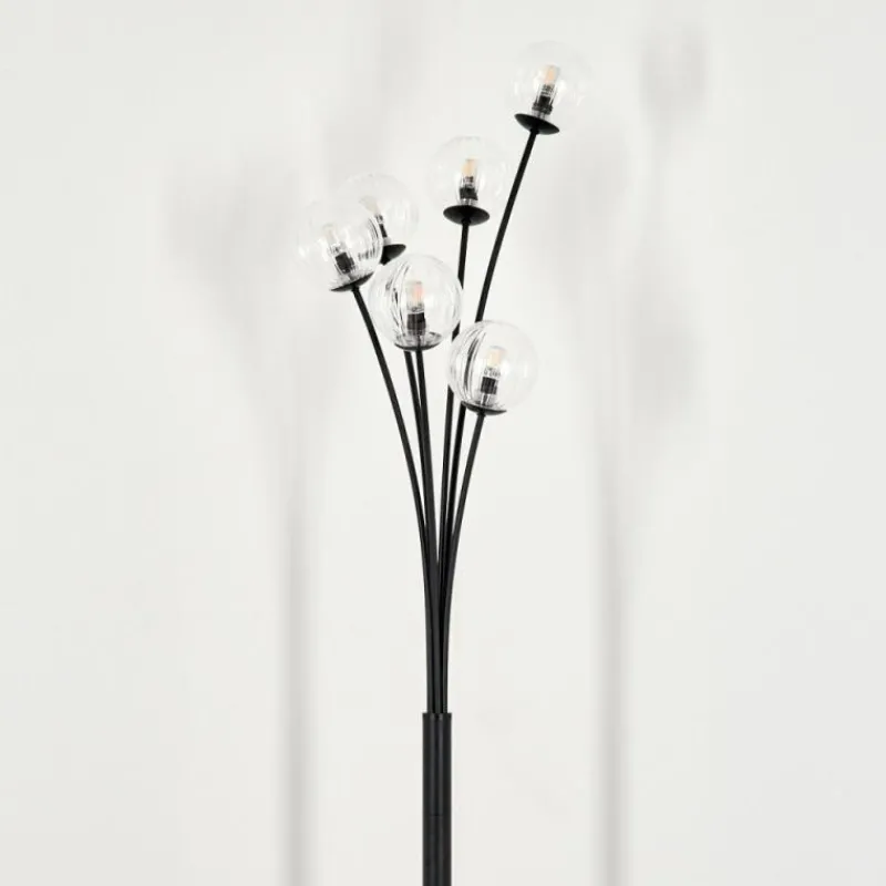 Lampes À Boules-hofstein Lampadaire - Verre 10 cm Bernado Clair, 6 lumières