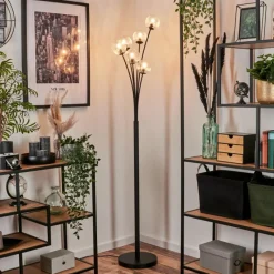 Lampes À Boules-hofstein Lampadaire - Verre 10 cm Bernado Clair, 6 lumières