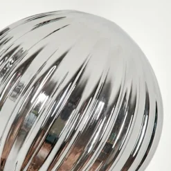 hofstein Lampadaire - Verre 10 cm Bernado Fumé, 3 lumières