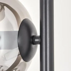 hofstein Lampadaire - Verre 15 cm Gastor Clair, Fumé, 4 lumières