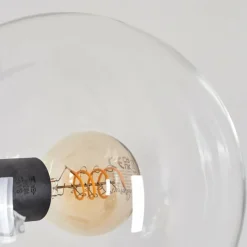 hofstein Lampadaire - Verre 15 cm Gastor Clair, 3 lumières