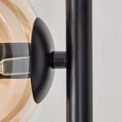 hofstein Lampadaire - Verre 15 cm Gastor Ambre, Clair, Fumé, 3 lumières