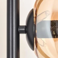 hofstein Lampadaire - Verre 15 cm Gastor Ambre, Clair, 4 lumières