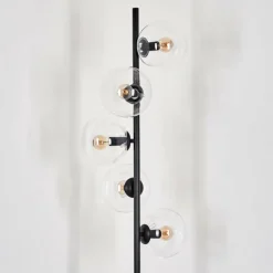 hofstein Lampadaire - Verre 15 cm Gastor Clair, 5 lumières